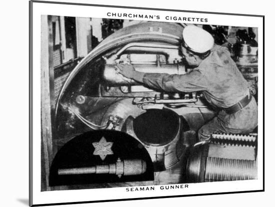 Seaman Gunner, 1937-WA & AC Churchman-Mounted Giclee Print
