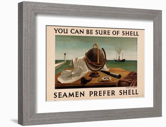 Seamen Prefer Shell-null-Framed Art Print