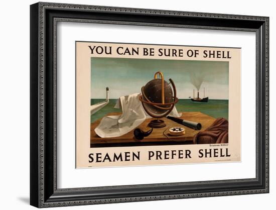 Seamen Prefer Shell-null-Framed Art Print