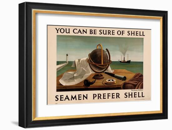 Seamen Prefer Shell-null-Framed Art Print