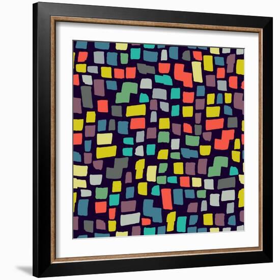 Seamless Abstract Color Pattern. Vector Illustration-Magnia-Framed Premium Giclee Print