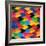 Seamless Abstract Colorful Of Arrows And Dart Shapes-smarnad-Framed Art Print