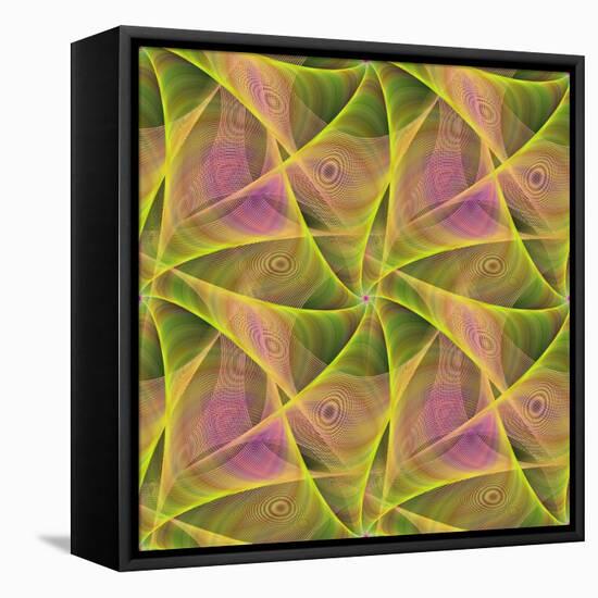 Seamless Abstract Veil Fractal Design-David Zydd-Framed Premier Image Canvas