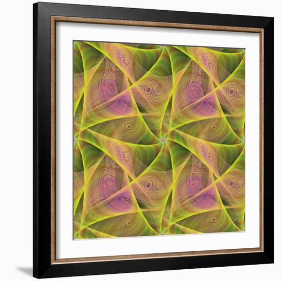 Seamless Abstract Veil Fractal Design-David Zydd-Framed Photographic Print