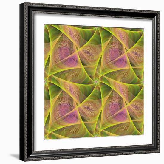 Seamless Abstract Veil Fractal Design-David Zydd-Framed Photographic Print