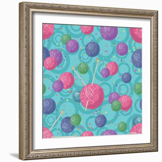 Seamless, Accessories for Knitting-Ok-Sana-Framed Art Print