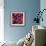 Seamless Background Flowers and Hummingbirds-Varvara Kurakina-Framed Art Print displayed on a wall