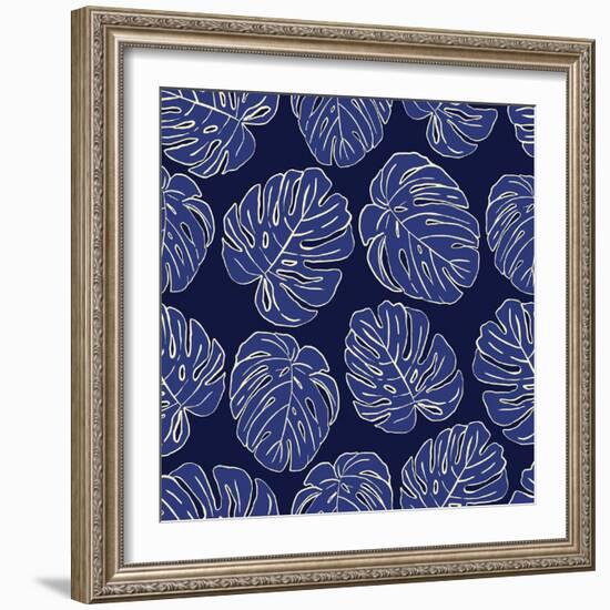 Seamless Floral Texture-YuliaZubkova-Framed Art Print