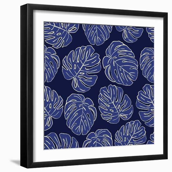 Seamless Floral Texture-YuliaZubkova-Framed Premium Giclee Print