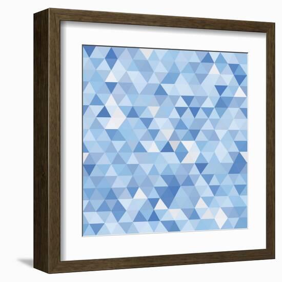 Seamless Geometric Background. Mosaic. Abstract Vector Illustration. Can Be Used for Wallpaper, Web-Login-Framed Art Print