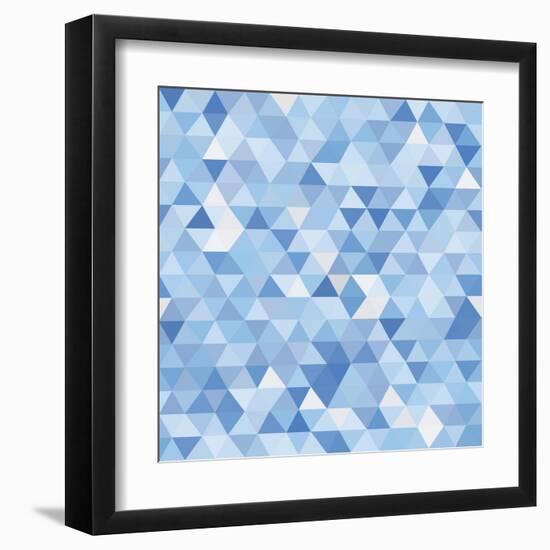 Seamless Geometric Background. Mosaic. Abstract Vector Illustration. Can Be Used for Wallpaper, Web-Login-Framed Art Print