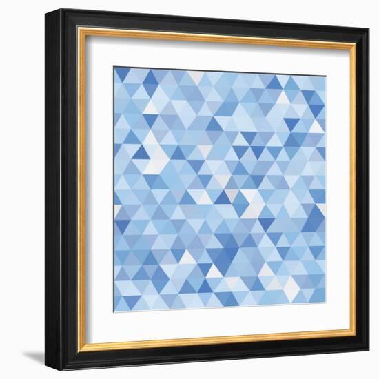 Seamless Geometric Background. Mosaic. Abstract Vector Illustration. Can Be Used for Wallpaper, Web-Login-Framed Art Print