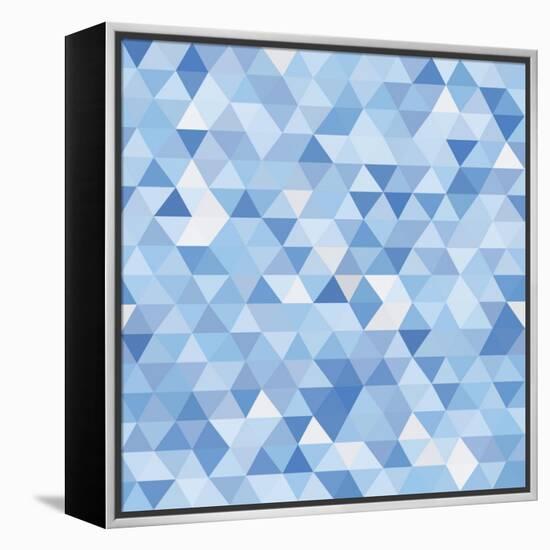 Seamless Geometric Background. Mosaic. Abstract Vector Illustration. Can Be Used for Wallpaper, Web-Login-Framed Stretched Canvas