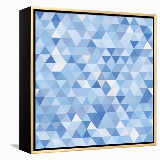 Seamless Geometric Background. Mosaic. Abstract Vector Illustration. Can Be Used for Wallpaper, Web-Login-Framed Stretched Canvas