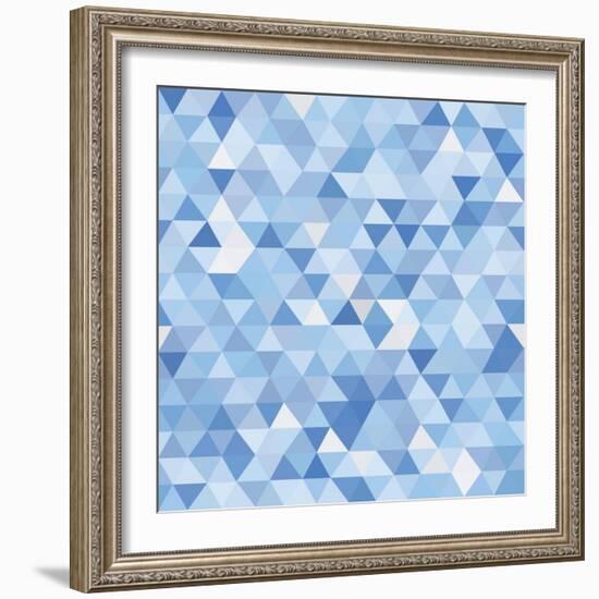 Seamless Geometric Background. Mosaic. Abstract Vector Illustration. Can Be Used for Wallpaper, Web-Login-Framed Art Print