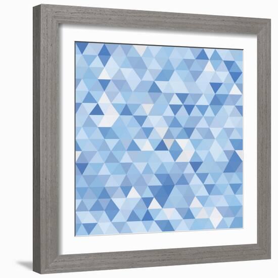 Seamless Geometric Background. Mosaic. Abstract Vector Illustration. Can Be Used for Wallpaper, Web-Login-Framed Art Print