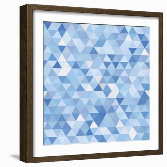 Seamless Geometric Background. Mosaic. Abstract Vector Illustration. Can Be Used for Wallpaper, Web-Login-Framed Art Print