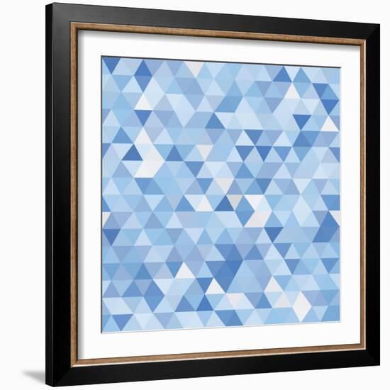 Seamless Geometric Background. Mosaic. Abstract Vector Illustration. Can Be Used for Wallpaper, Web-Login-Framed Art Print