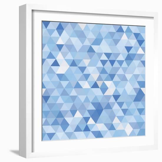 Seamless Geometric Background. Mosaic. Abstract Vector Illustration. Can Be Used for Wallpaper, Web-Login-Framed Art Print