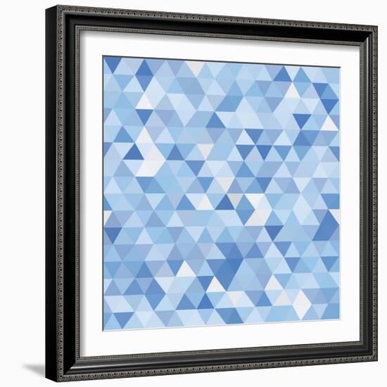 Seamless Geometric Background. Mosaic. Abstract Vector Illustration. Can Be Used for Wallpaper, Web-Login-Framed Art Print