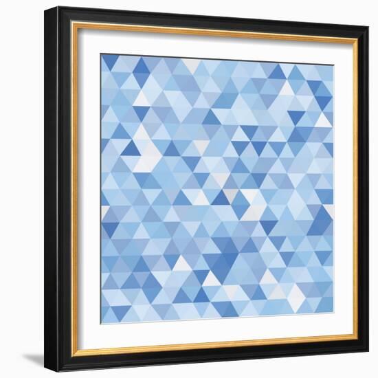 Seamless Geometric Background. Mosaic. Abstract Vector Illustration. Can Be Used for Wallpaper, Web-Login-Framed Art Print