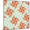 Seamless Geometric Pattern With Origami Elements-incomible-Mounted Art Print