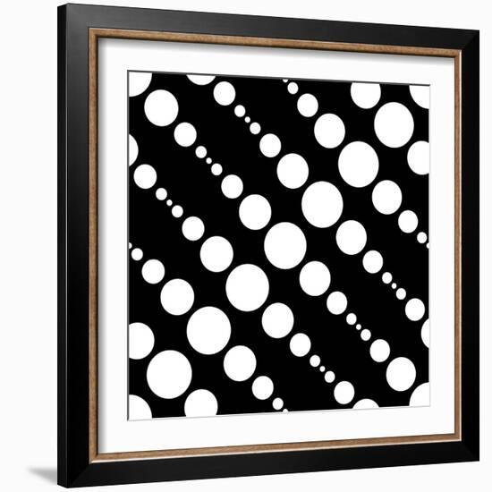 Seamless Monochrome Design-Maksim Krasnov-Framed Art Print