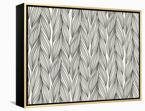 Seamless Pattern Imitation with Braids-tukkki-Framed Stretched Canvas