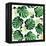 Seamless Pattern of Leaves Monstera and Exotic Flowers-artant-Framed Stretched Canvas