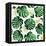 Seamless Pattern of Leaves Monstera and Exotic Flowers-artant-Framed Stretched Canvas