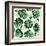 Seamless Pattern of Leaves Monstera and Exotic Flowers-artant-Framed Art Print