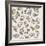 Seamless Pattern of Various Hand Drawn Herbs and Flowers-ONYXprj-Framed Art Print