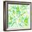 Seamless Pattern with Tropical Palm Leaves-tukkki-Framed Premium Giclee Print