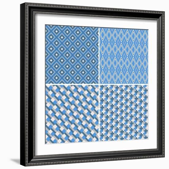 Seamless Pattern-Shonkar-Framed Art Print