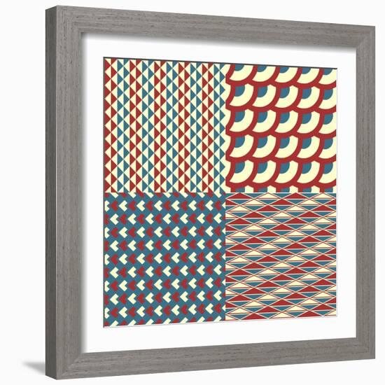 Seamless Pattern-Shonkar-Framed Art Print