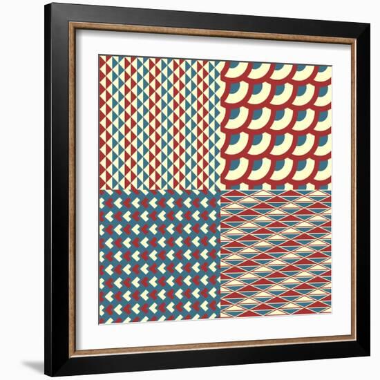 Seamless Pattern-Shonkar-Framed Art Print