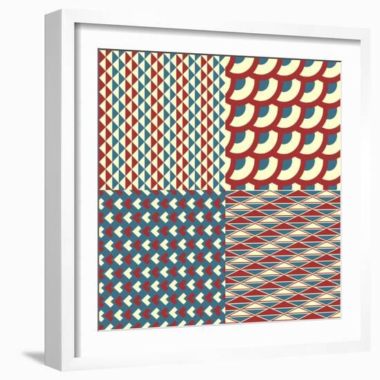 Seamless Pattern-Shonkar-Framed Art Print