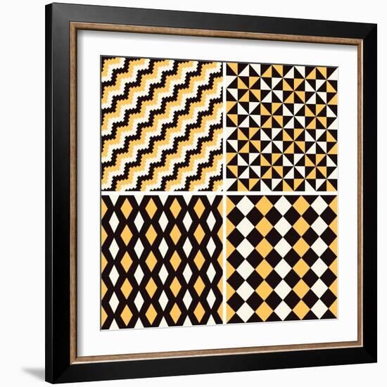 Seamless Pattern-Shonkar-Framed Art Print