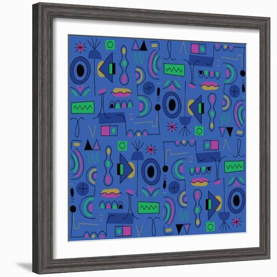 Seamless pattern-Yuliya Drobova-Framed Premium Giclee Print