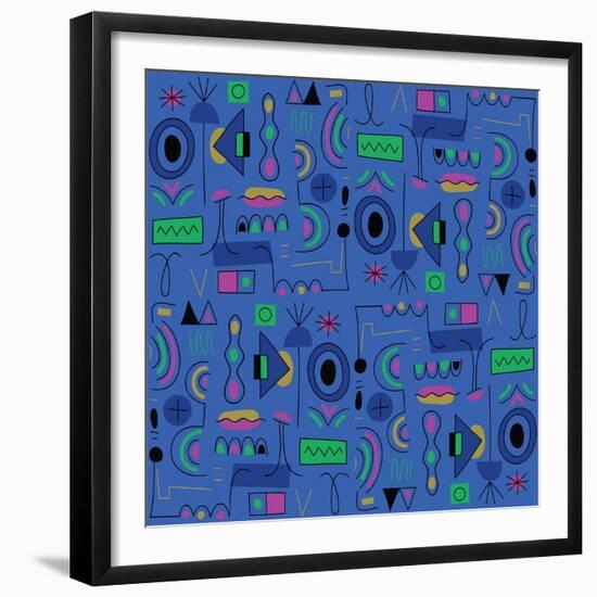 Seamless pattern-Yuliya Drobova-Framed Premium Giclee Print