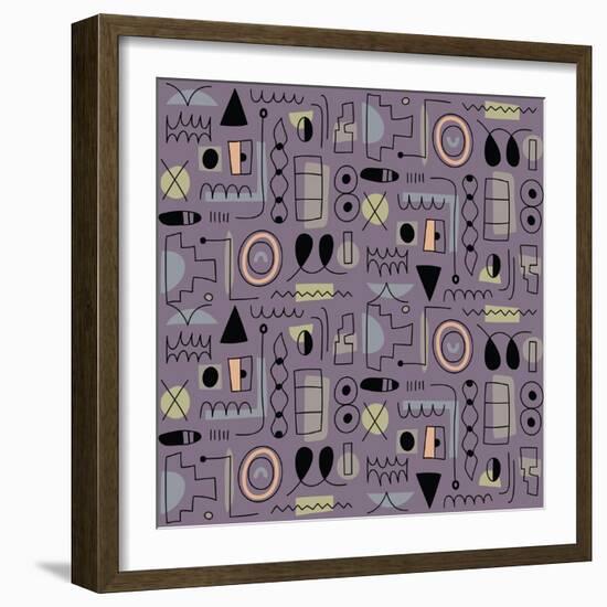 Seamless pattern-Yuliya Drobova-Framed Giclee Print