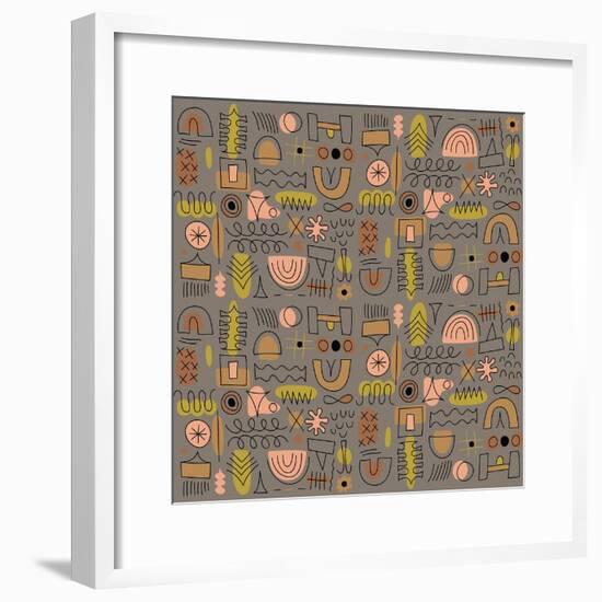 Seamless pattern-Yuliya Drobova-Framed Premium Giclee Print