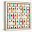 Seamless Retro Pattern With Bottles Of Wine And Glasses-incomible-Framed Stretched Canvas