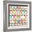 Seamless Retro Pattern With Bottles Of Wine And Glasses-incomible-Framed Art Print