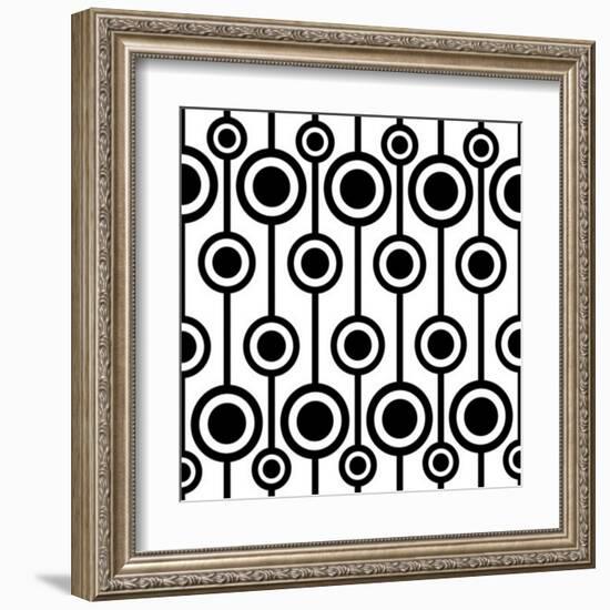 Seamless Retro Pattern-katritch-Framed Art Print