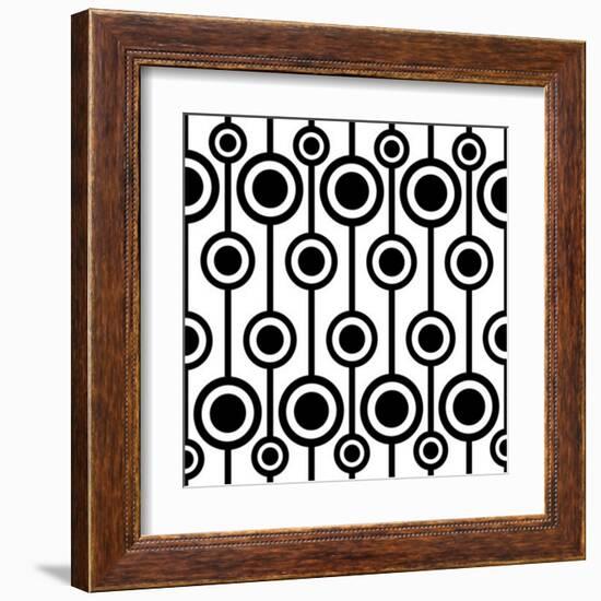 Seamless Retro Pattern-katritch-Framed Art Print