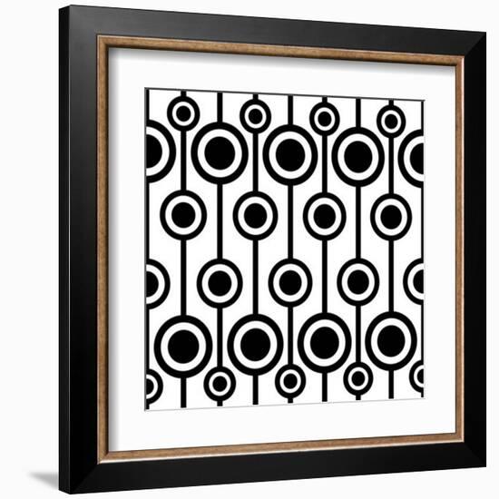 Seamless Retro Pattern-katritch-Framed Art Print