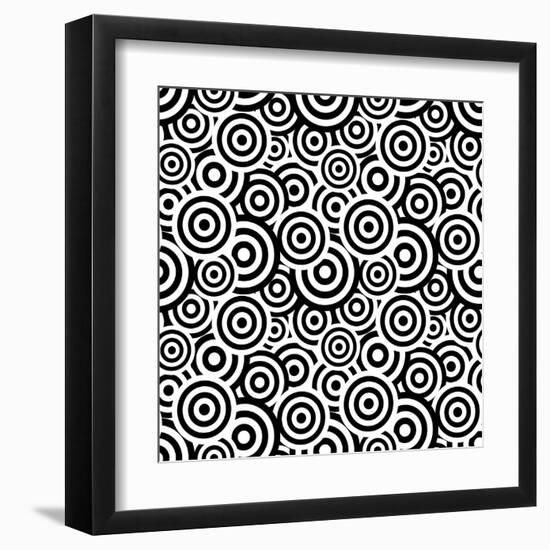 Seamless Retro Pattern-ihor_seamless-Framed Art Print