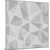 Seamless Triangles Texture, Abstract Illustration-100ker-Mounted Premium Giclee Print