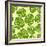 Seamless Tropical Pattern with Stylized Monstera Leaves-incomible-Framed Premium Giclee Print